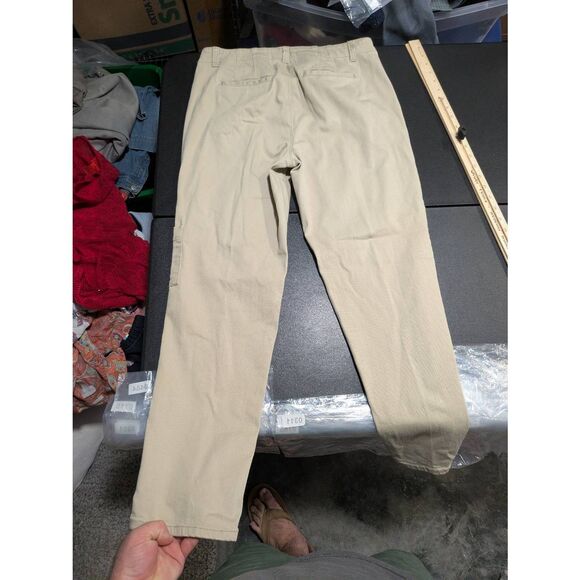 J Jill Denim khaki High Rise Straight Leg Jeans Women's Size 10 - Picture 4 of 6